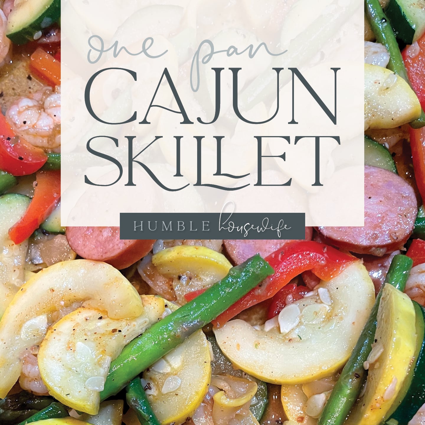 One-Pan Cajun Pork Sausage Skillet Recipe